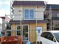 1階正面の壁